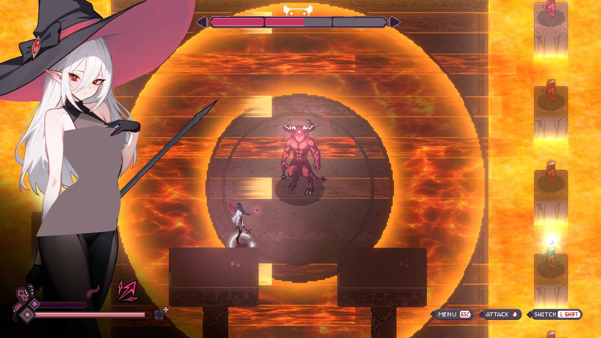 【ACT/动态/更新/触手/像素/谷歌机翻】魔女的地牢/魔女のタンジョン[Ver1.3.11]【280M】