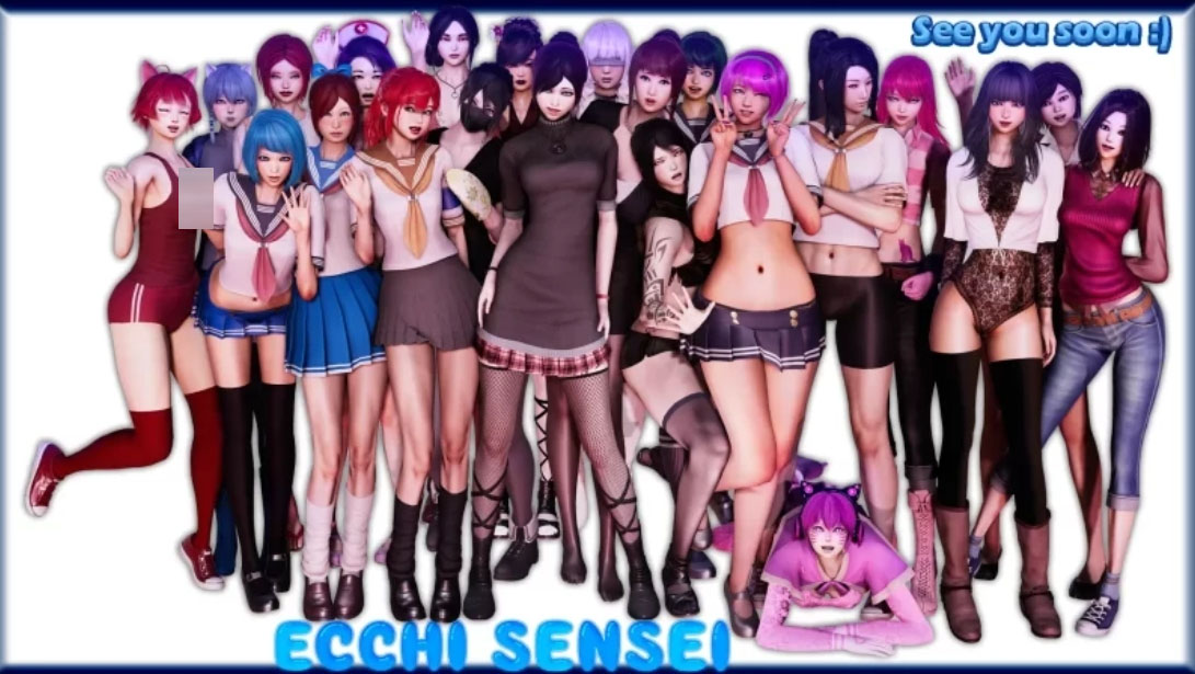 【SLG/PC+安卓】 G口老师 EcchiSensei 粉丝魔改整合版 包含1-4季全内容+黑暗心灵补丁 中文版 【26G/UC】