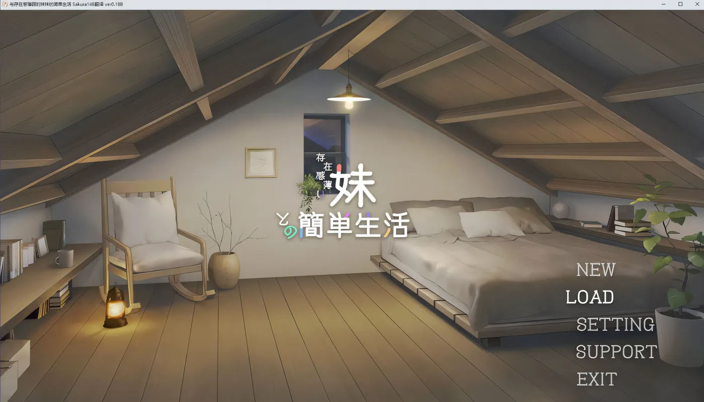 和存在感薄弱妹妹一起的简单生活 存在感薄い妹との簡単生活 v0.75 官方中文版 [更新/1.5G][PC游戏]  